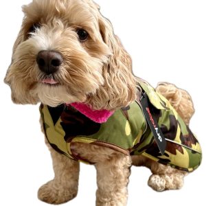 Dryrobe Dog Robe - Camouflage Pink