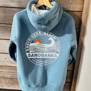 Sandbanks Wave Hoodie Blue